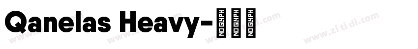 Qanelas Heavy字体转换